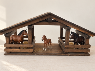 Miniature barn,  2- stall stable