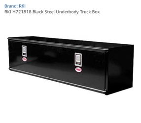RKI Black Steel Underbody Truck Tool Box – Heavy Duty
