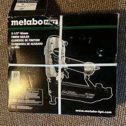 METABO HPT 2-1/2 in 16.     65MM. FINISH NAILER 