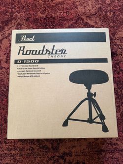 Brand new in box Pearl roadster D-1500 drum throne