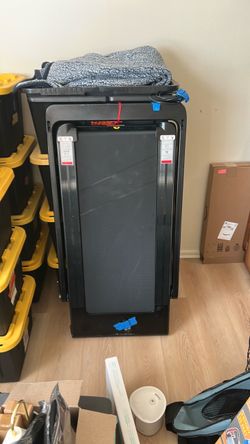 Folding Treadmill Black