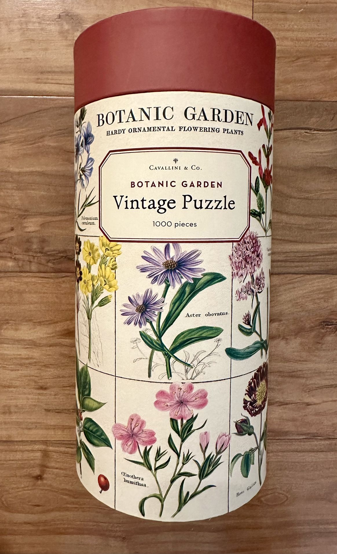 Cavallini Papers & Co. Botanic Garden 1,000 Piece Puzzle  - New In Box