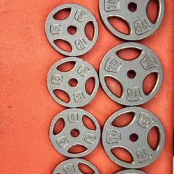 Steel Bar Handles X 2  With (60.lbs) NEW 