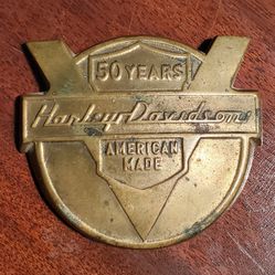 Harley-Davidson 50 Year Solid Emblem