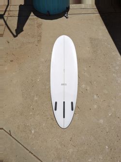 7'1" Single/Twin Fin ANVIL Mid Length Surfboard Similar to CI Mid Twin New