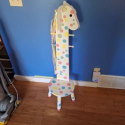 New  Toddlers  Girafe StoolT Coat Hanger