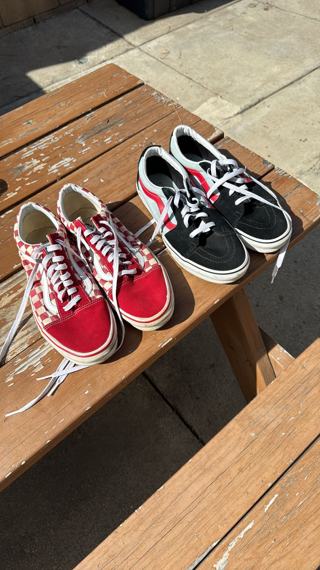 Men's authentic Vans shoes,size 10.5