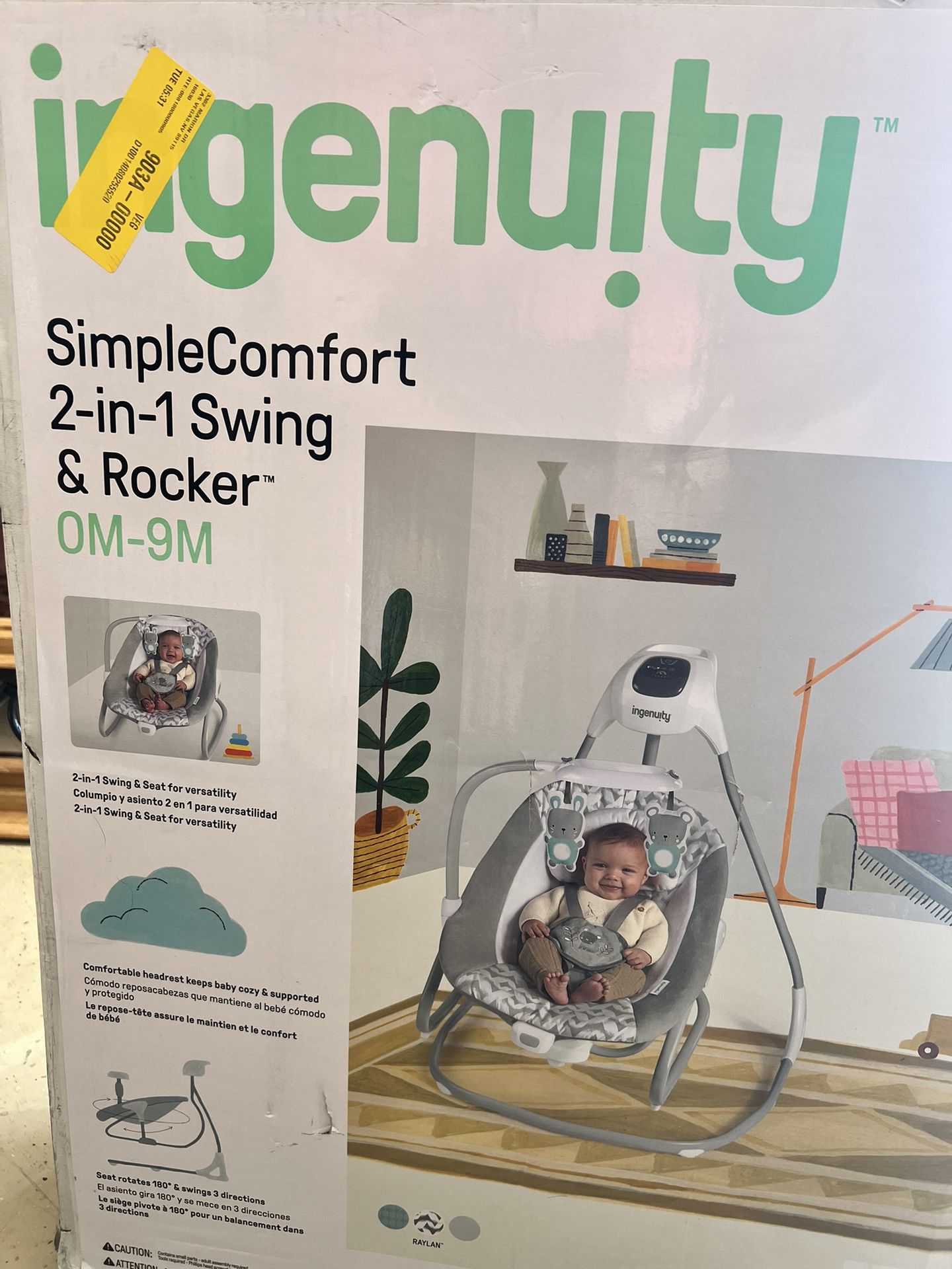 Ingenuity Simple Comfort 2-In-1 Swing ($100 OBO)