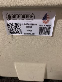 40 gallon botanicare bottom resovoir with lid