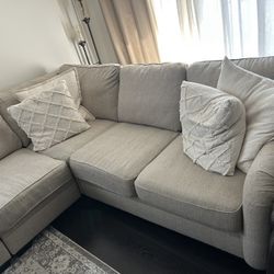 Sectional Couch Set Including Pillows 