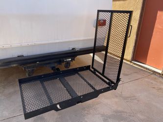 Steel Scooter and Wheelchair Carrier Folds up
