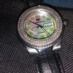Ladies TechnoMarine Watch W Diamond Bezel