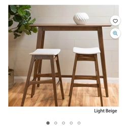 Dining Table And Chairs - Bar Height 