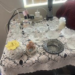 Candles holder and decoration items $4 each