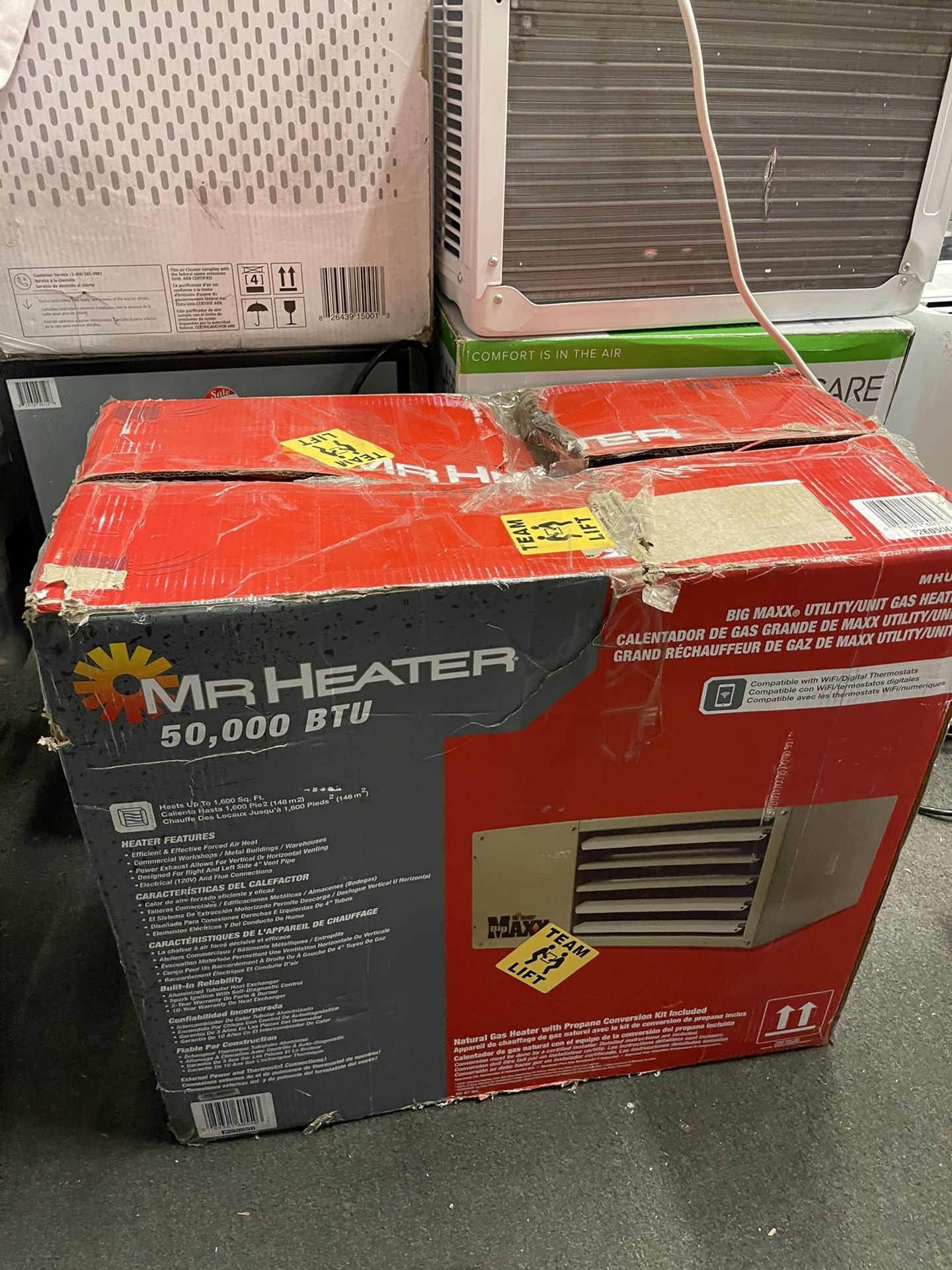 50000 BTU heater In Box