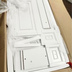 LITTLE TREE 36 in. Single Sink Freestanding White Bath Vanity with White Ceramic Top Unassembled