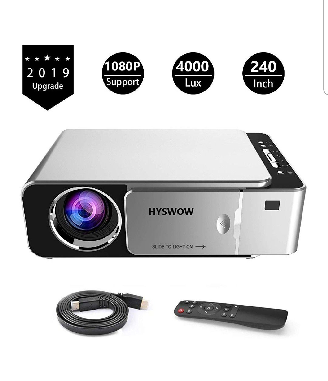 Projector , 1080P Home Theater & Movie Projector
