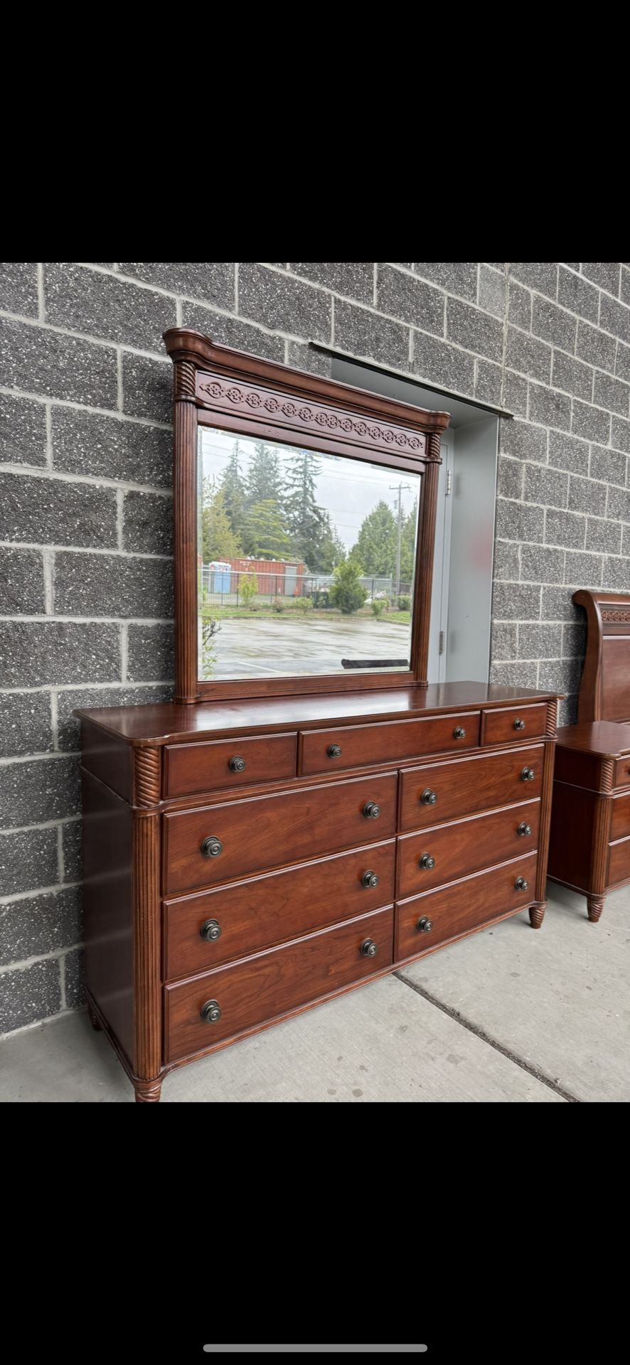 Dresser And Mirror