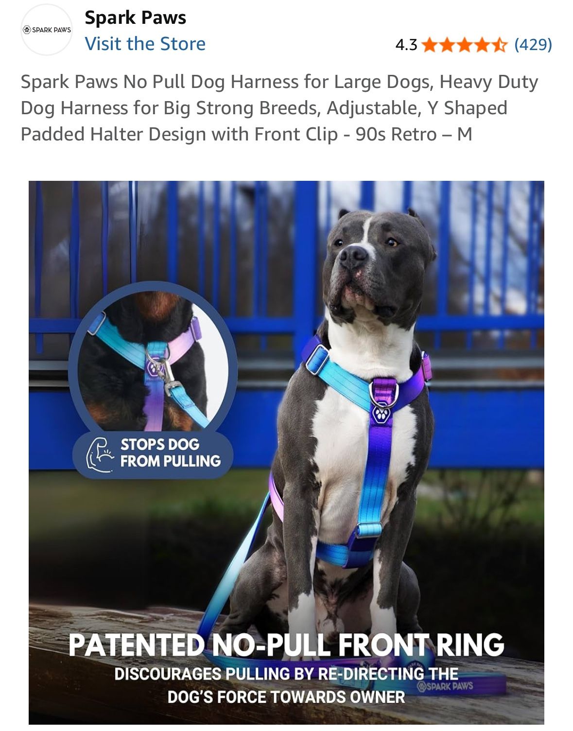 Dog Harness Large/XL