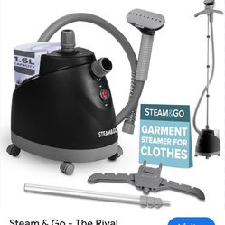 Stream And Go Standing Fabric Steamer 