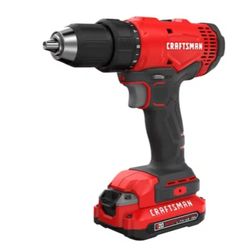 CRAFTSMAN V20 20-volt Max 1/2-in Keyless Cordless Drill (2-Batteries Included, Charger Included)