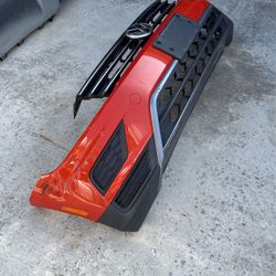 VW Tiguan, front bumper assembly
