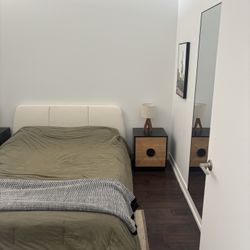 Queen Bed Frame And Night Stands 