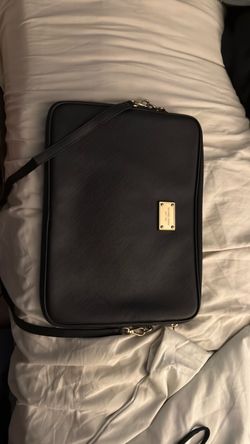 Michael Kors Black Computer Leather Handbag
