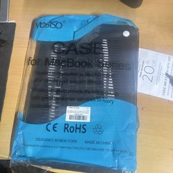 MOSISO Case for MacBook Pro 13, Black Translucent Cover (new In The Bag)