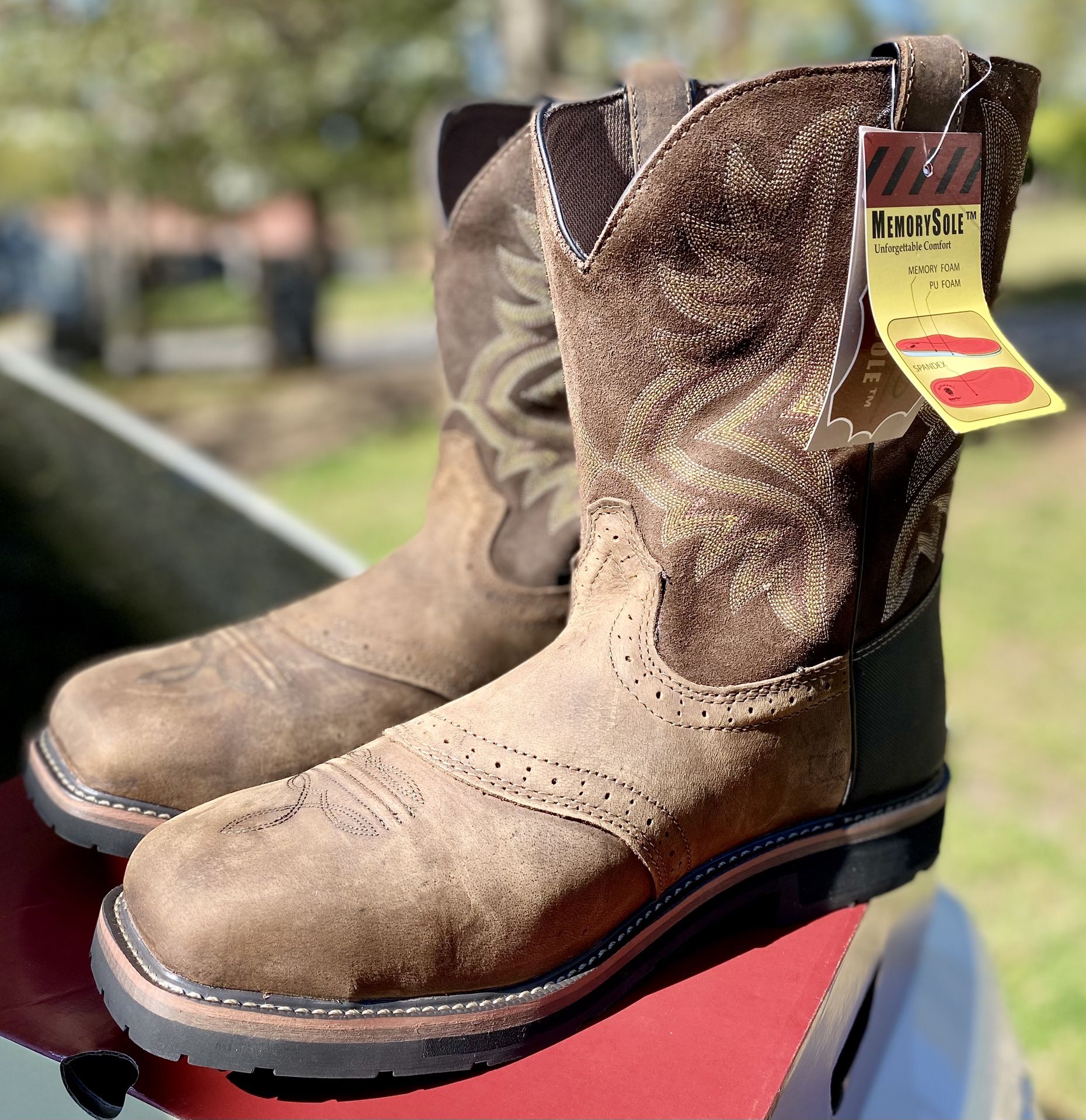 Buffalino Waco St Work Boots Size 14