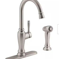 New KOHLER  Arsdale Single-Handle Standard Kitchen Faucet with Swing Spout and Sidespray