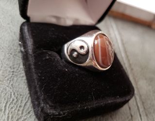 Yin ☯️ silver ring