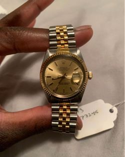 Rolex Datejust Champagne Dial 36mm Two Tone Edition
