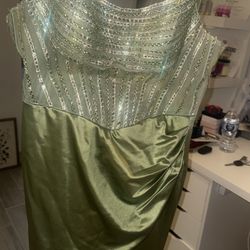 Sage Green Bridesmaid Dress 