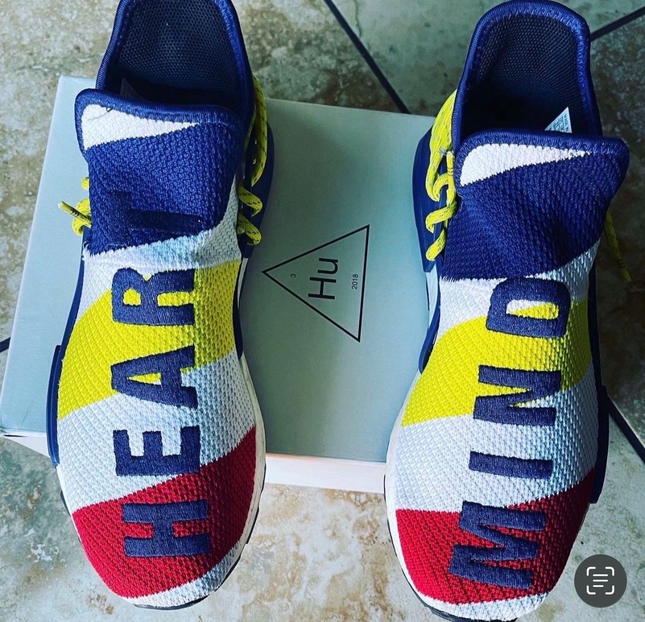 Pharrell William NMD Hu Billionaire Boys Club Multi Color Size 11