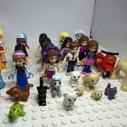 LEGO Friends Minifigures, Animals And More! Lot/Bulk. See Pictures!