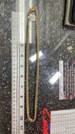 14 k yg Cuban necklace