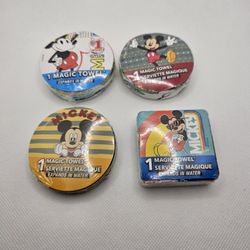 New 4 Disney MICKEY MOUSE Magic Towels 11.5” X 11.5” Washcloth Set Favor Gift


Set of 4


Disney MICKEY MOUSE


Magic Towel Washcloth


Expands In Wa