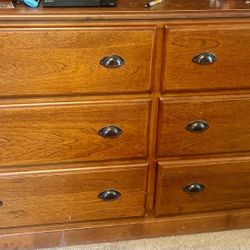 Six Drawer Dresser 60 Wide By 36high By 17 Inches Deep