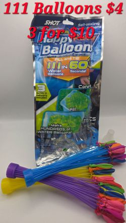 Water balloons