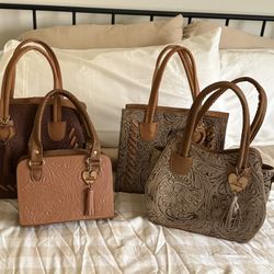 Hand Crafted Leather Purses 