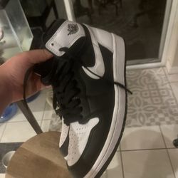 White And Black Jordan 1s size 8.5 