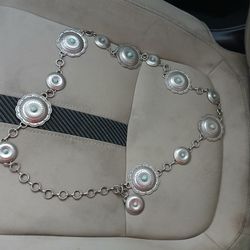 Silver Chain Belt