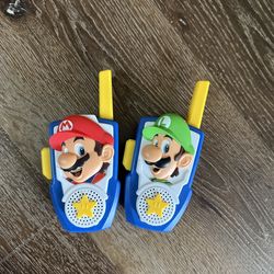 Super Mario walkie talkies