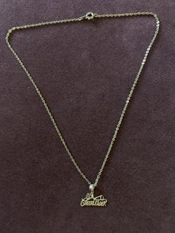 14kd Z Cheer Gold Short Chain Necklace