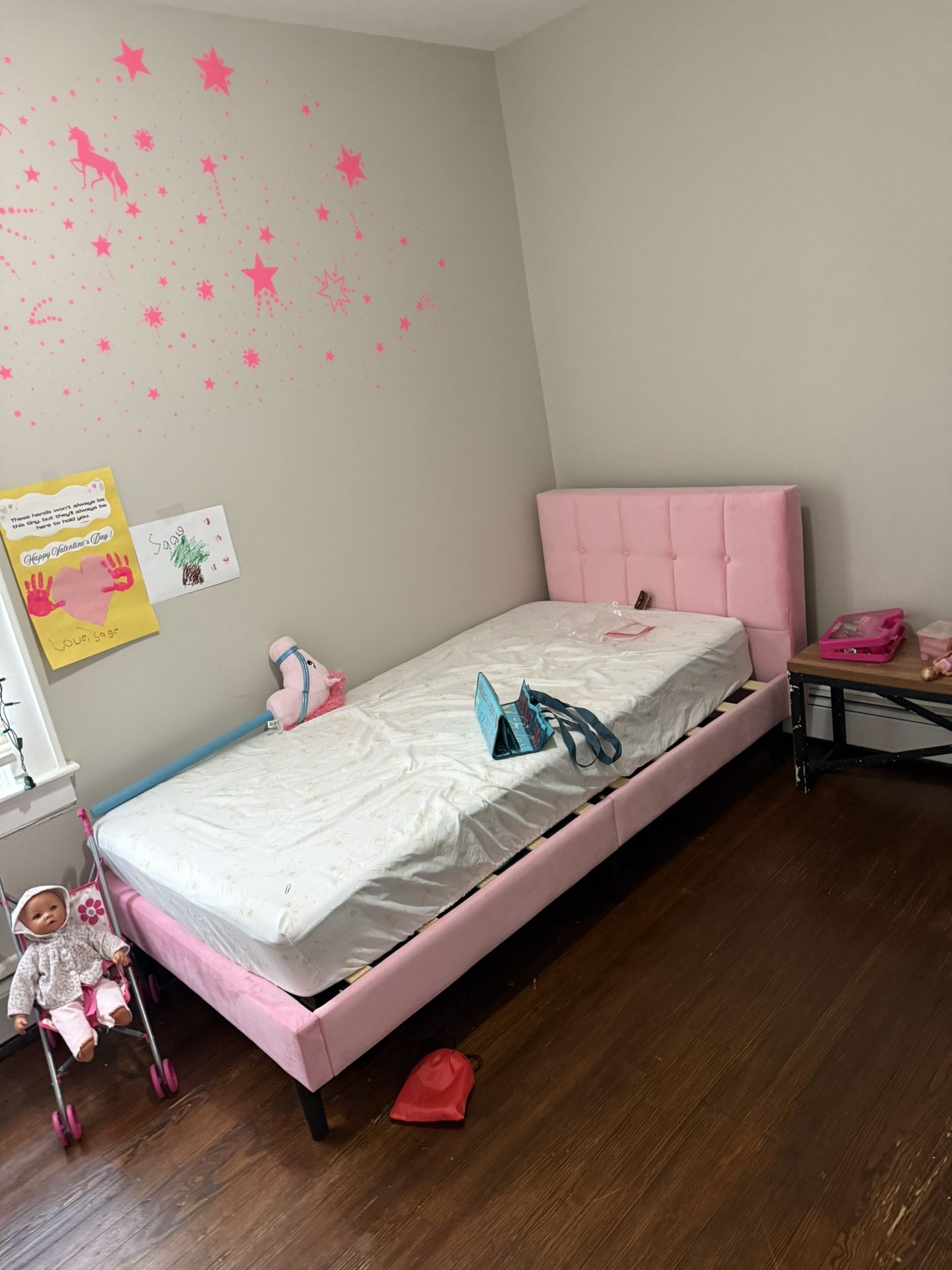 New Pink Bed Frame For Child