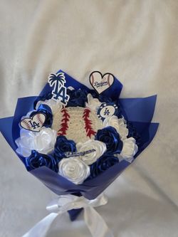 Los Angeles Baseball Eternal Rose Bouquet