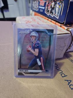 Drake Maye Panini Prizm Rookie Card