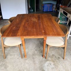 4 Chair Dinning Table Set