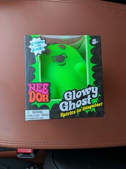 Nee Doh Glowy Ghost Stress Ball Toy